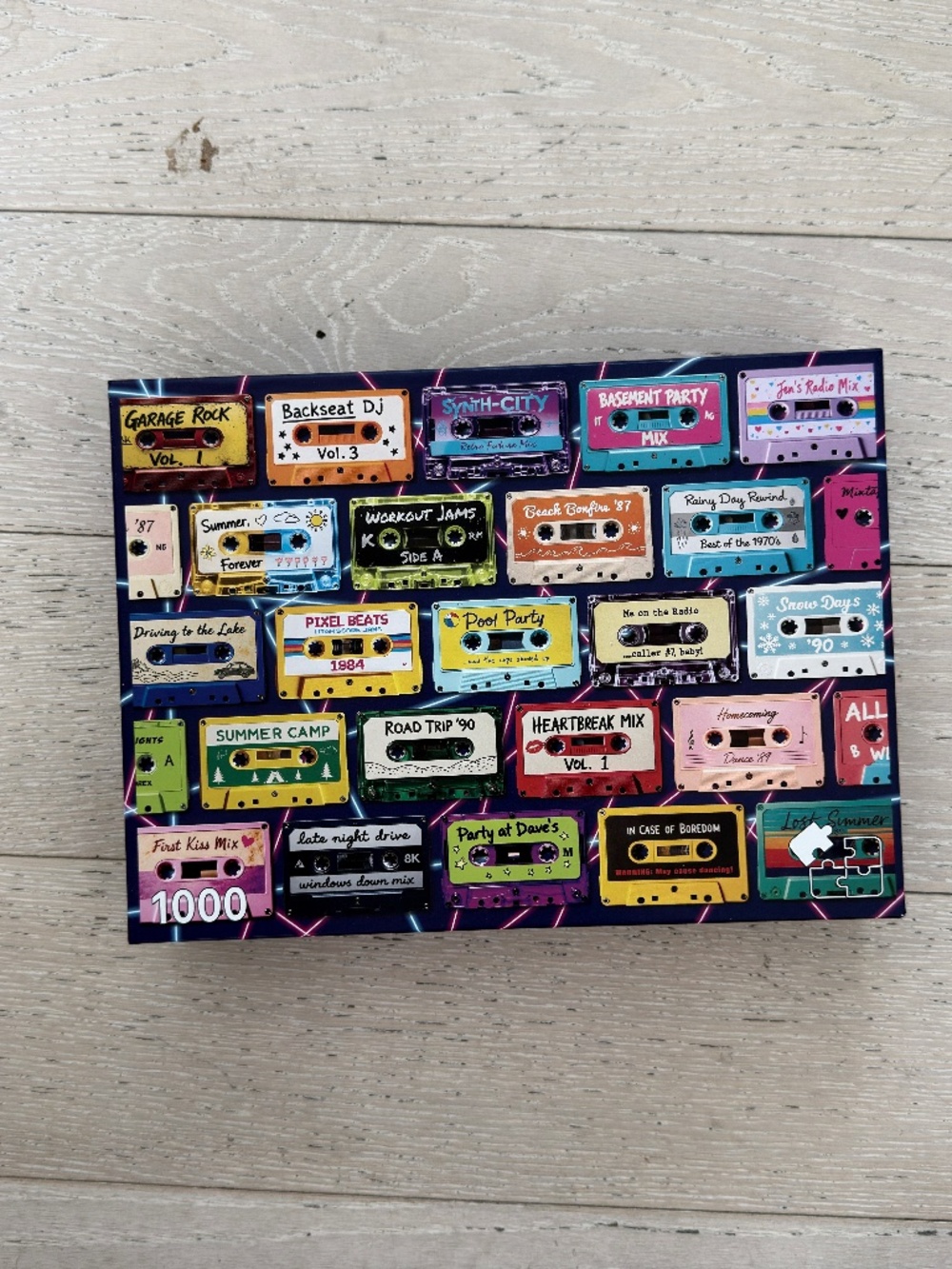 1000 piece mix-tape puzzle